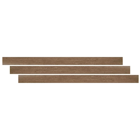 Msi Saddle Oak 3/4 In. Thick X 3/5 In. Wide X 94 In. Length Luxury Vinyl Quarter Round Molding ZOR-LVT-T-0190